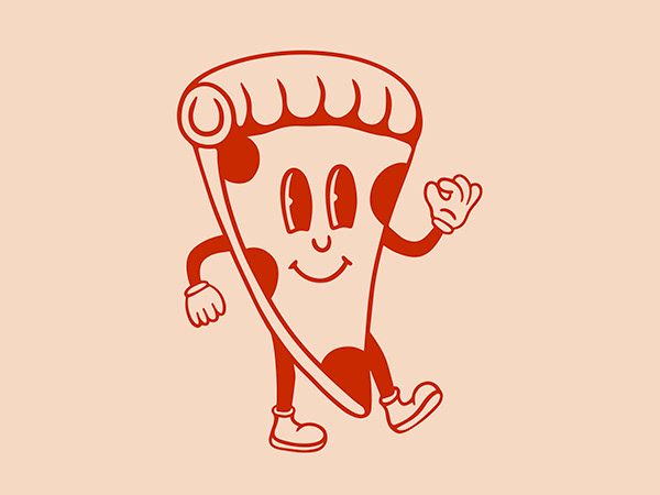 Pizza Mascot Branding