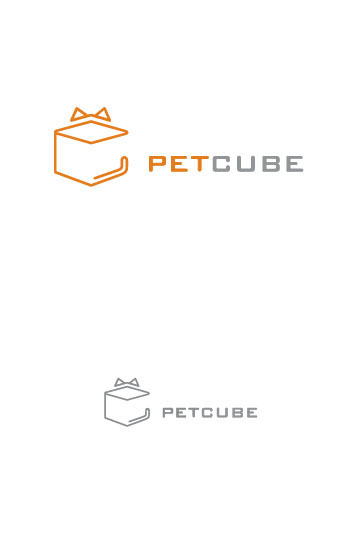 Logotype logo Logo Design lettermark combination mark petcube pets