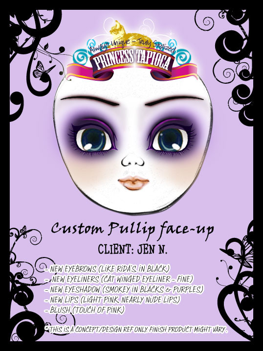 pullip Designer toys customizations custom dolls custom face-up