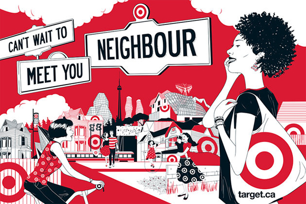 Target Canada, Illustrated Ads
