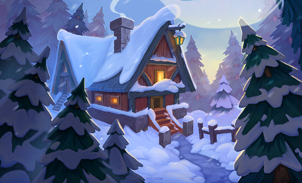 Cozy Winter Fairy tale! on Behance
