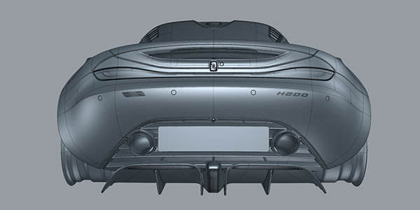 Concept sports car - CAS/Class A surfacing portfolio