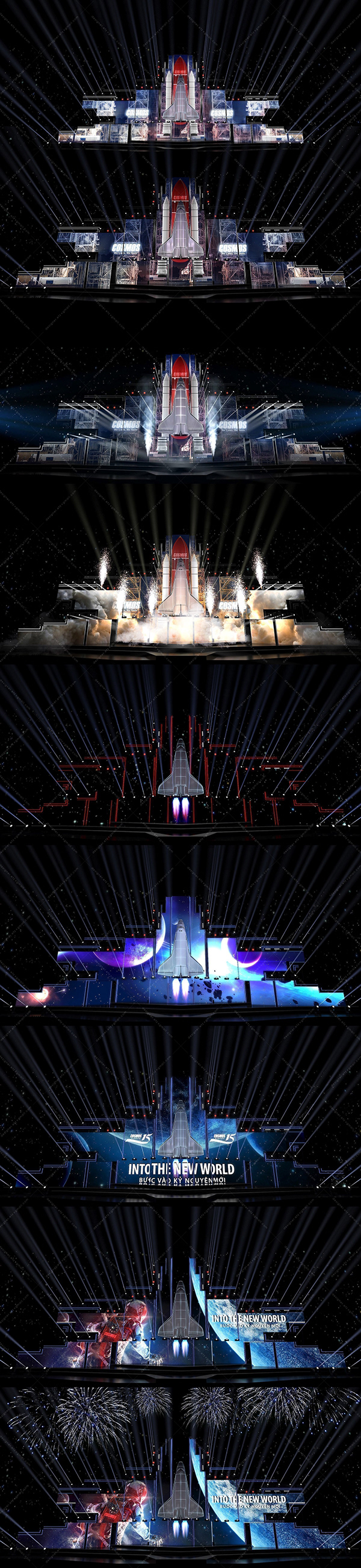 Stage Design | COSMOS - INTO THE NEW WORLD