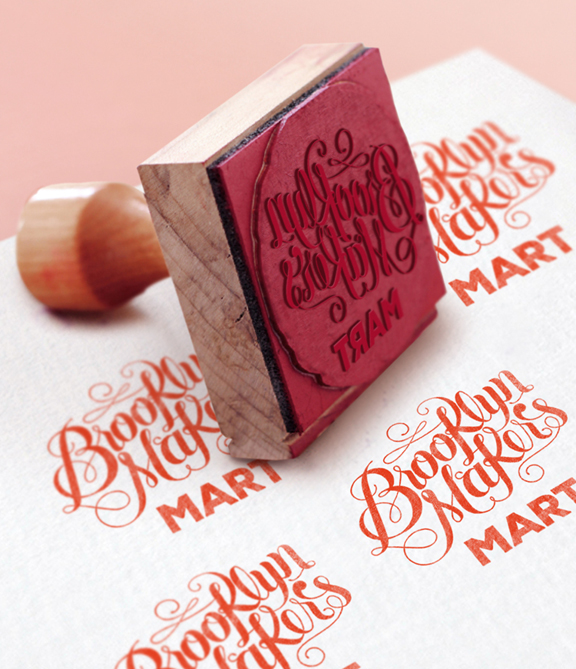 Brooklyn mart makers flea market lettering handmade cursive elegant BrooklynCreates