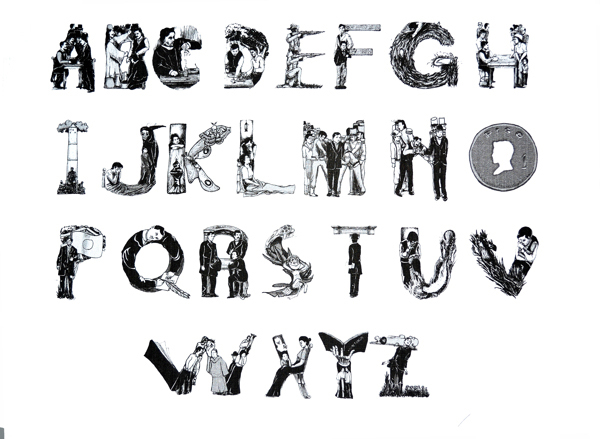 jose rizal pen and ink Typeface