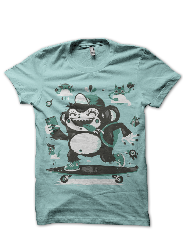 mail monkey chimp yema tee tshirt