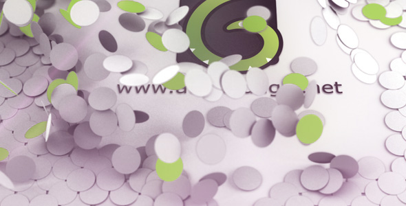3D bright clean colorful corporate elegant intro logo reveal opener particles promo valentine White wildchild studios