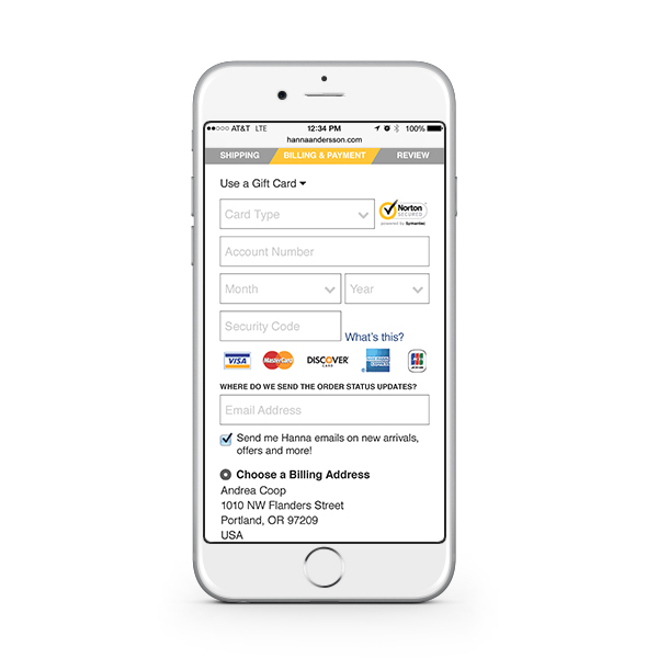 Ecommerce mobile