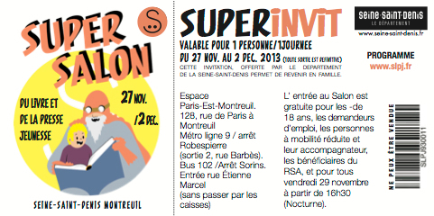 communication salon book super Hero salon du livre Montreuil Jeunesse presse