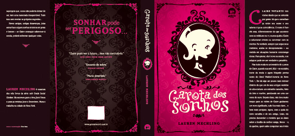 Adobe Portfolio Livro book Capa cover clairvoyant girl dreams dream clairvoyance Young sleep cameo