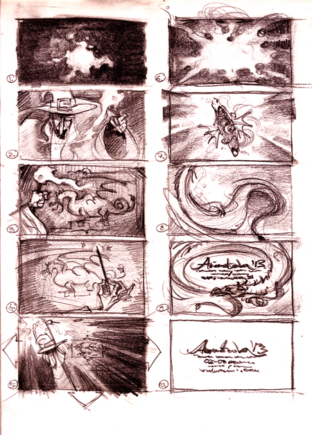 2D cut-out Vector Animation sorcerer dragon spell Magic   wand ljubljana Animateka slovenia fire torchlight