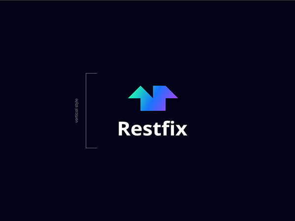 Restfix, home logo modern
