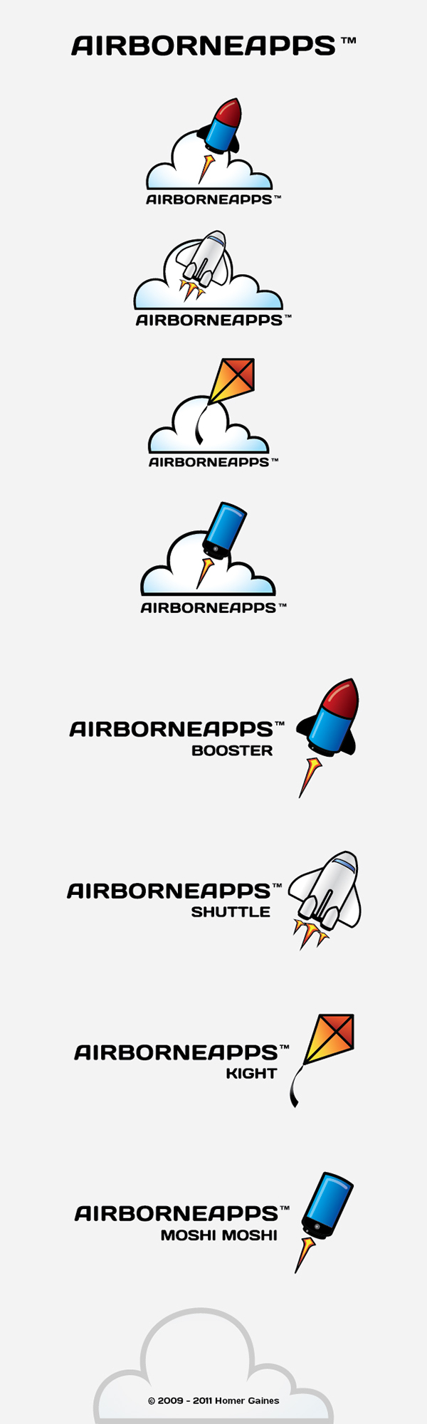 logos  branding rockets