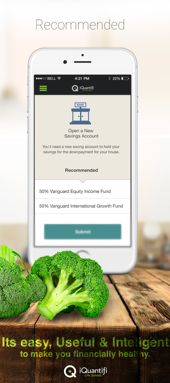 iquantifi UI app finance money control finovate web app Bank Forbes iphone iphone 6 Website design digital ux