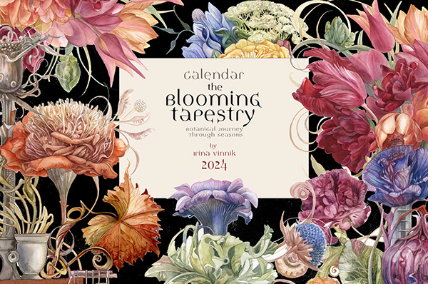 Blooming Tapestry. Calendar 2024