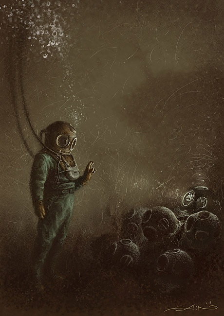 underwater enjoy the silence rain dogs trapped box diver art aleksey litvishkov walking in my shoes behind the wheel sleeping with ghosts алексей литвишков