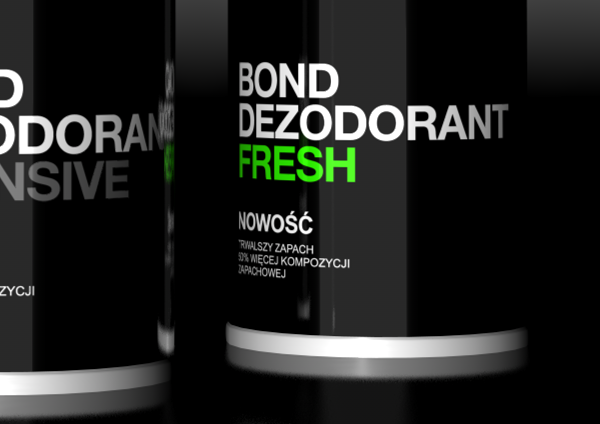 Bond  wirkus DEO  deodorant  after shave  Black  3d