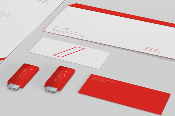 makemychair Webdesign logo business card letterhead