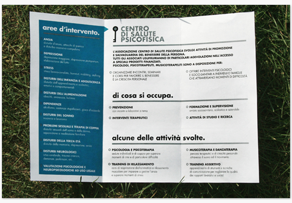 Corporate Identity identity Stationery logo business card Website Turin centro di salute psicofísica  CSP