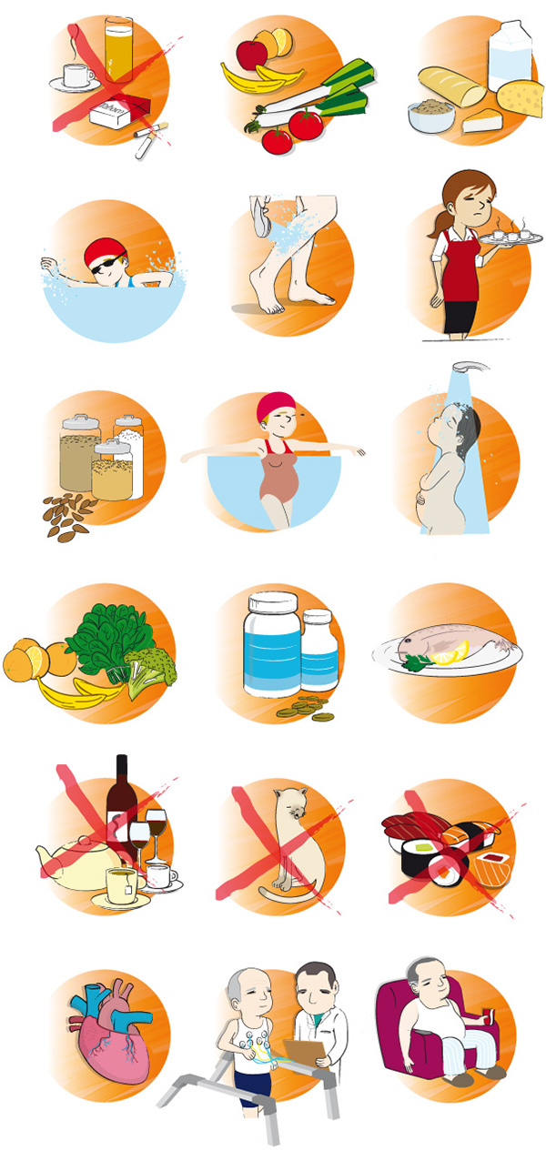 Healthy tips Illustrated