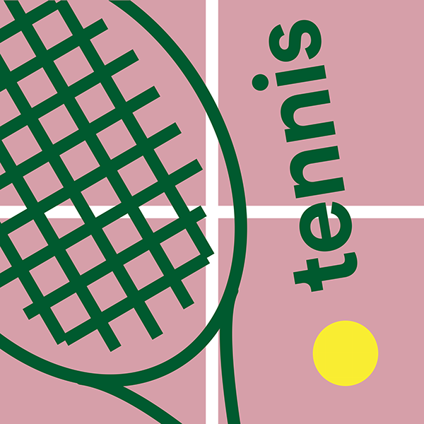 Minimalist Visuals - Basketball&Tennis