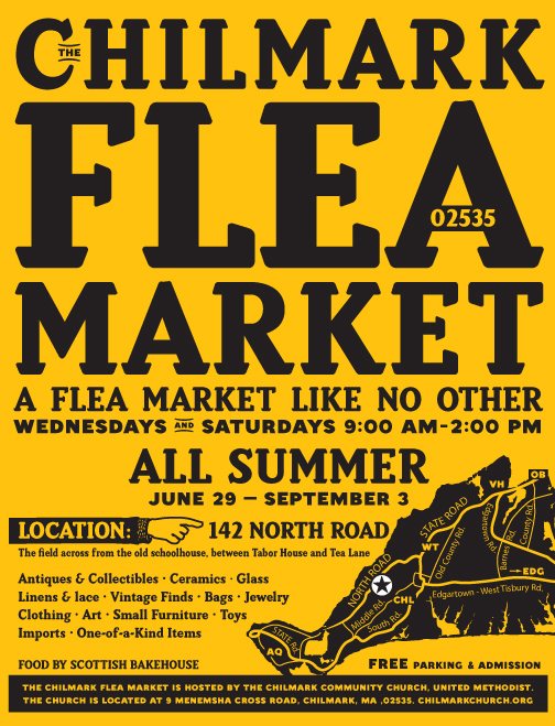 Chilmark Flea Market Chilmark Flea T-Shirts Chilmark Flea Tees