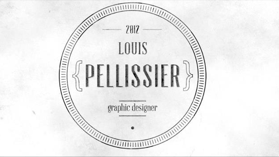 Pellissier Louis logo design graphic motion press 2012