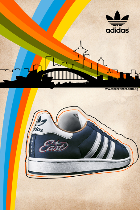 adidas  store  ahmed waheib design graphic