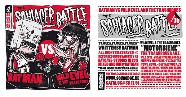 vinyl sleeve case versus battle comic cover