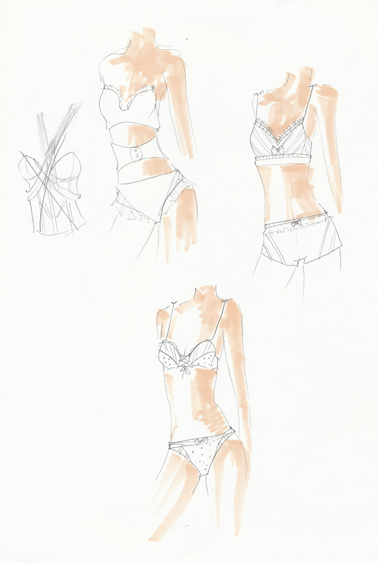 risd  fashion sketches