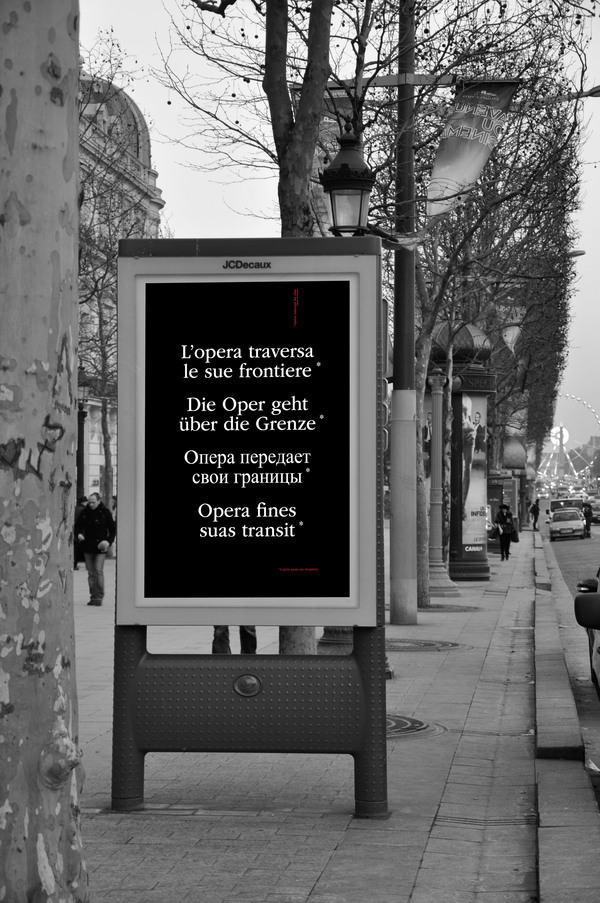 opera affiche rhin alsace Typographie typography   programme