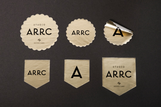 letterpress Logo Design Conception Sophie Carr Studio Arrc Interior