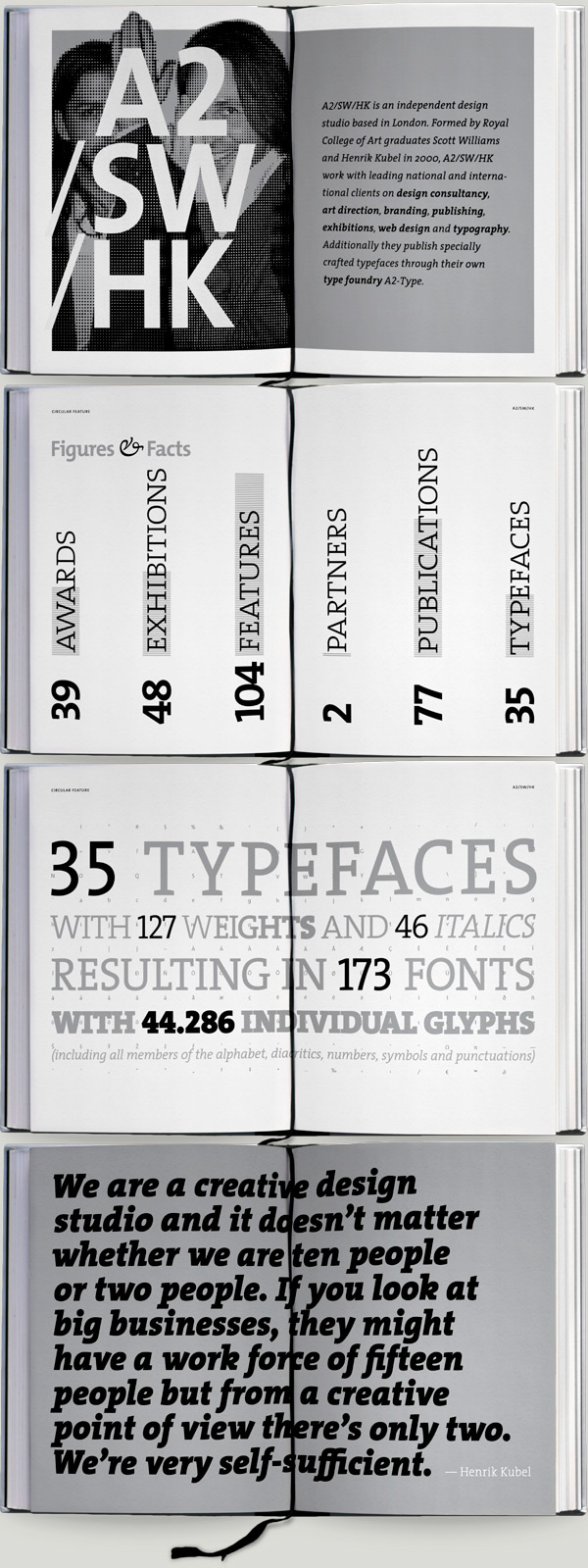 D&AD the typographic circle Pentagram brief student Awards winner best of year book Airside Barnbrook a2/sw/hk circular publication