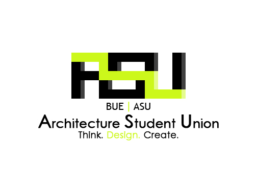 bue logo ASU architecture student union british university in egypt midos designs think design Create animation 