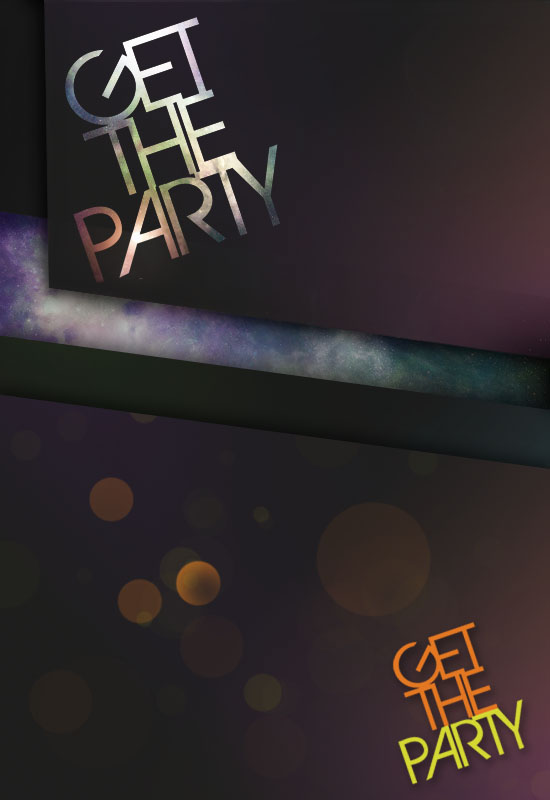 Get The Party effects bumper Singing creative night life