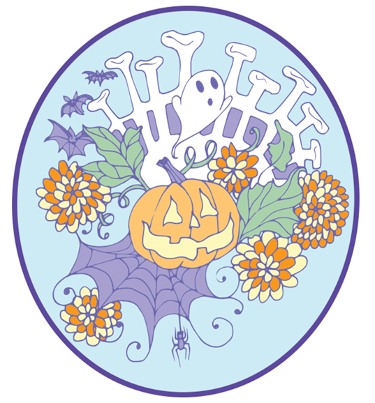 Halloween dinnerware seasonal tabletop Seasonal decor autumn Happy Halloween spooky jack-o-lantern Textiles licensing