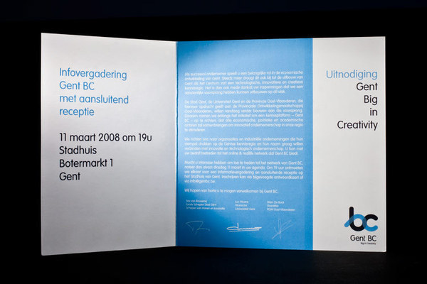 Technology University Ghent 3D belgium Corporate Identity