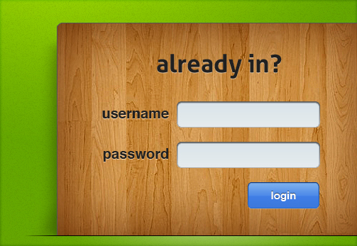 UI  web Form login
