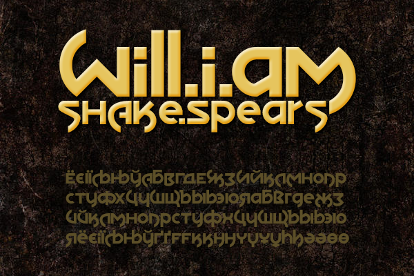 Will.i.am Britney Spears logo font Typeface dafont free