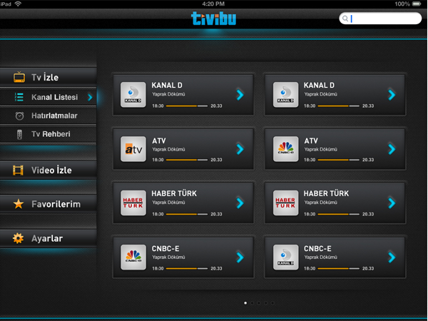 iPad tv Tivibu