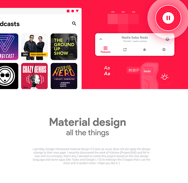 Material Design all the things