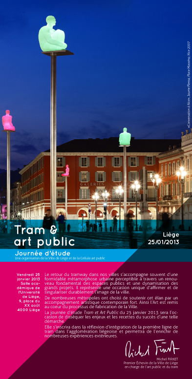 tram art public poster