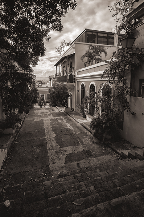 Old San Juan San Juan puerto rico b&w photography city street photography Travel