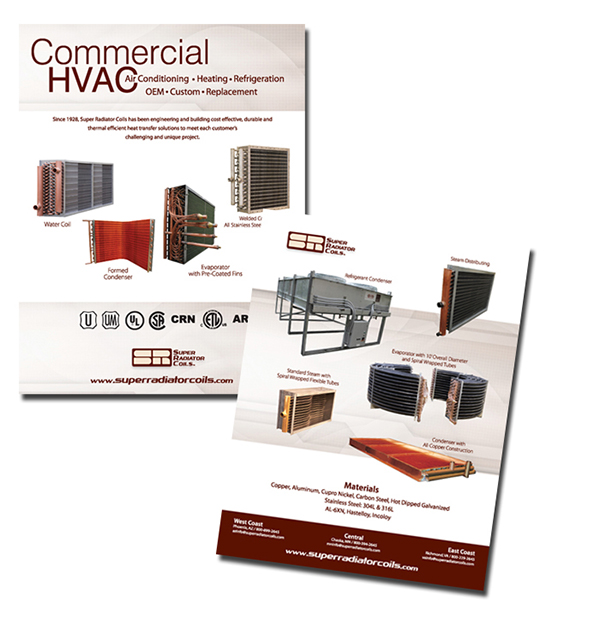 corporate products flyer Layout