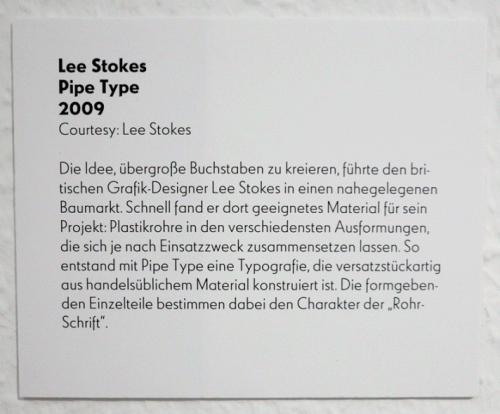 Exhibition  Pipe  type  typography  pipetype stokeontrent eestokes stokes  studiostokes  sculpture lettering 3D  germany  uk  london design  graphicdesign