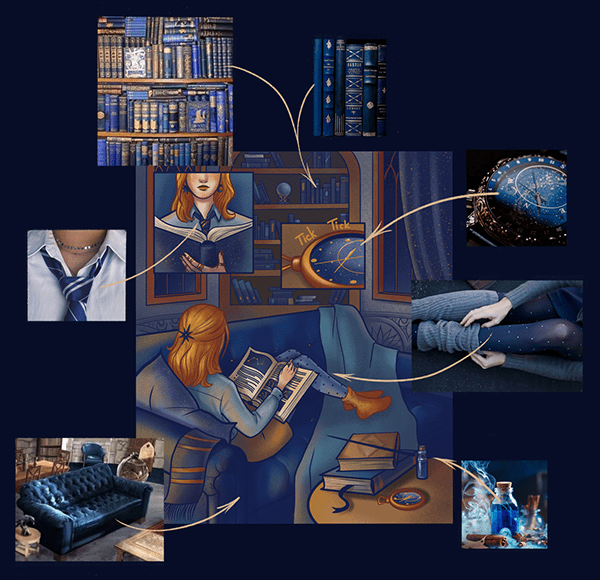 9 Rowena Ravenclaw ideas  ravenclaw, harry potter fantastic beasts,  ravenclaw aesthetic