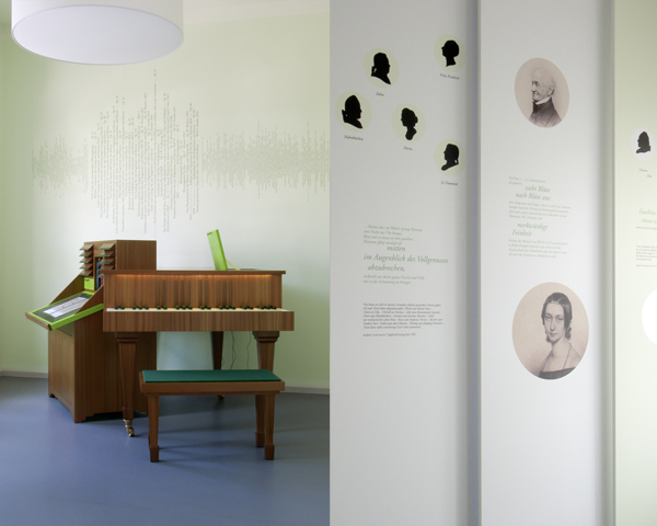 gourdin & müller exhibition furniture Exhibition  leipzig Schumann-Haus