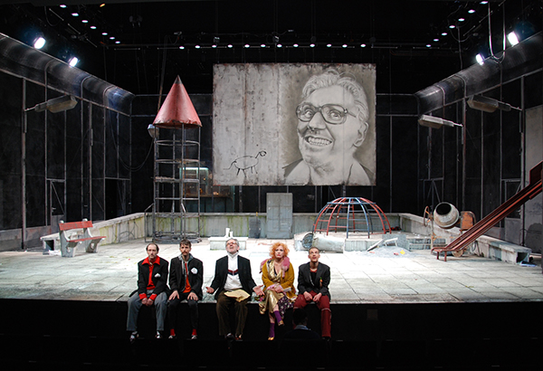 king ubu heidelberg viktor bodo jarry STAGE DESIGN set Stage theater  díszlet színház germany hungary budapest