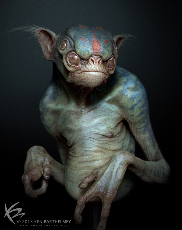 alien creatures avatar 3D monster science fiction animal star wars fantasy Zbrush concept art