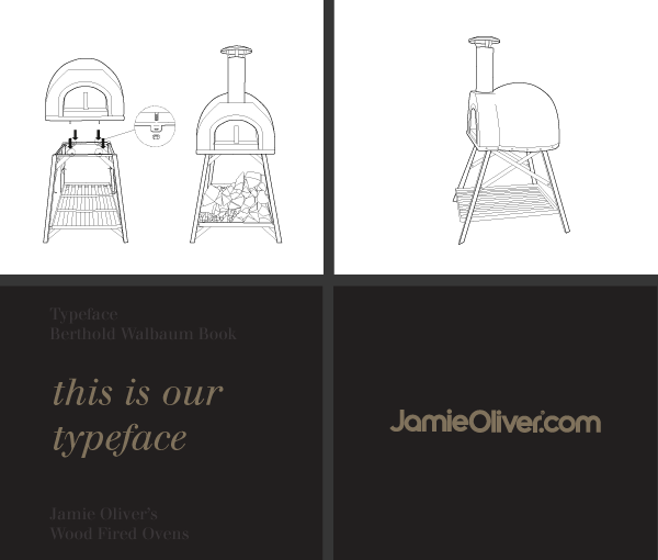 Jamie Oliver wood fired ovens Food  minimalist premium branding dome60